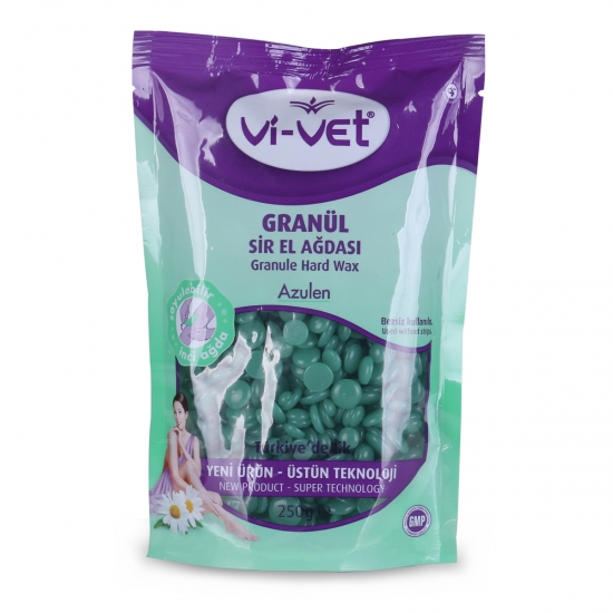 VI-VET Ζεστό Κερί Αποτρίχωσης Σε Κόκκους Azulen 250 GR
