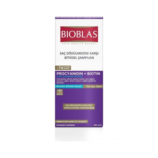 BIOBLAS PROCYANIDIN + BIOTIN Σαμπουάν 360 ML