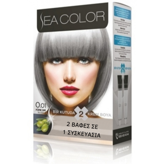 SeaColor Hair Color 0.01 SILVER