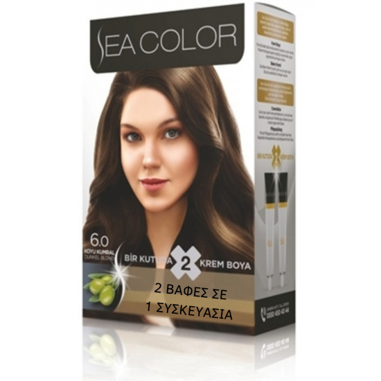 SeaColor Hair Color 6.0 DARK BLONDE