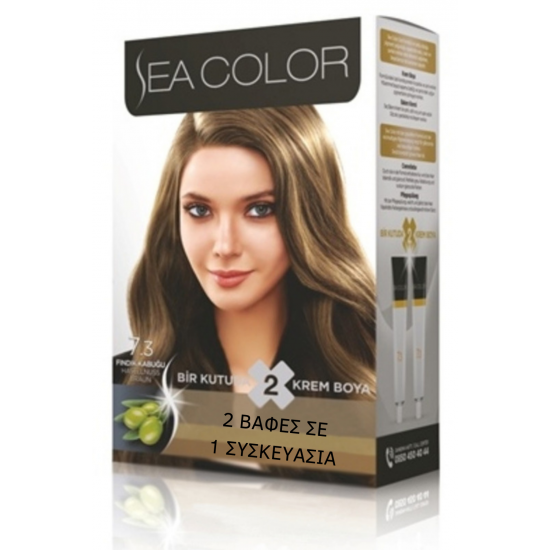SeaColor Hair Color 7.3 NUTSHELL