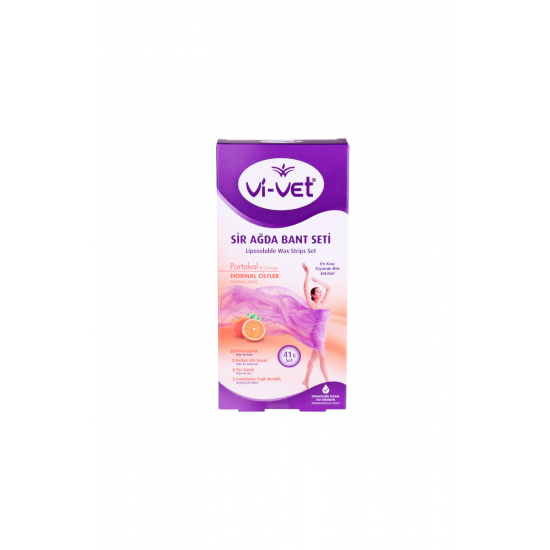 VI-VET - Ταινίες με Κερί Αποτρίχωσης ORANGE 41 Σετ 41 τεμαχια