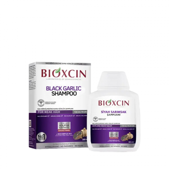 Bioxcin - Σαμπουάν Μαύρου Σκόρδου 300 ml