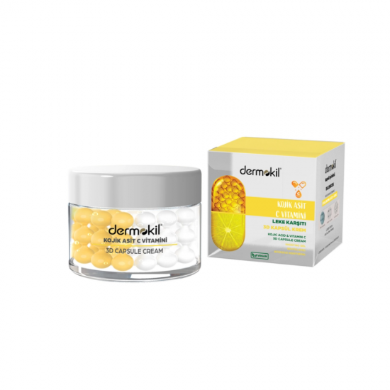 DERMOKIL - 3D ΚΡΕΜΑ ΚΑΤΑ ΤΩΝ ΚΗΛΙΔΩΝ ΚΑΙ ΖΩΝΤΑΝΙΑΣ ΜΕ KOJIC ACID ΚΑΙ ΒΙΤΑΜΙΝΗ C 50 ML