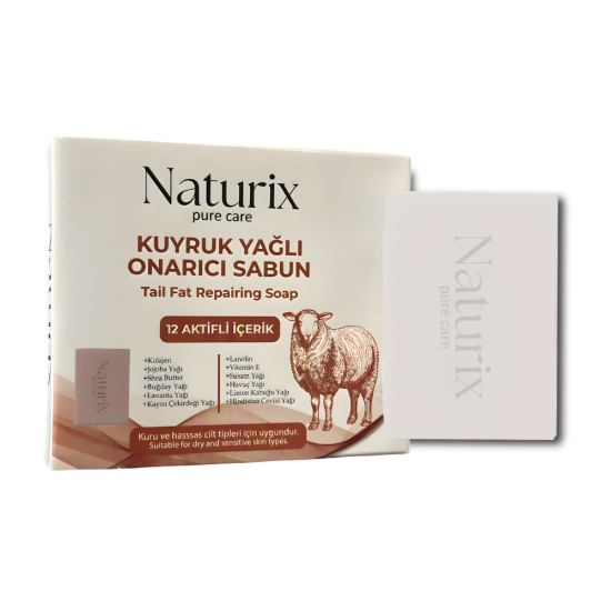 NATURIX - ΣΑΠΟΥΝΙ ΜΕ ΖΩΙΚΟ ΛΙΠΟΣ (TALLOW FAT) 100 GR