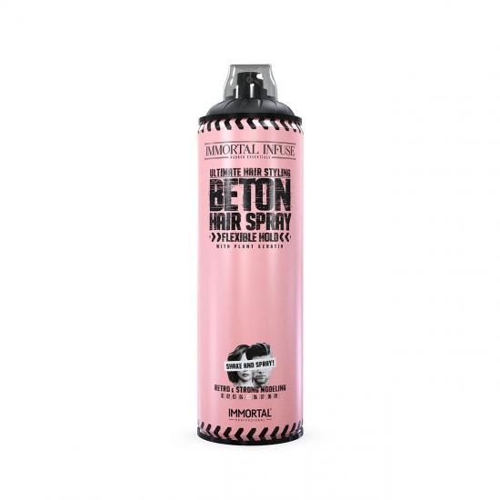 IMMORTAL Infuse Pink Power Beton Hair Spray 500 ml