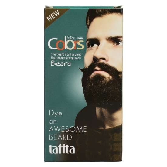 Taffta Colors for Men - Mustache and Beard Color Cream Black 30 ml