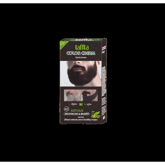 Taffta for Men - Mustache and Beard Color Cream 3.0 Dark Brown 30 ml