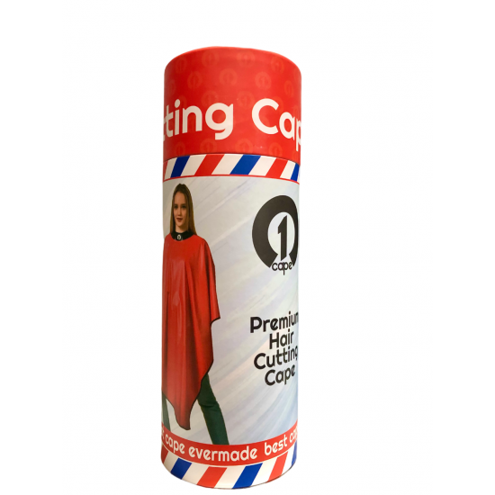 The Shave Factory Premium Hair Cutting Cape Red Unisex