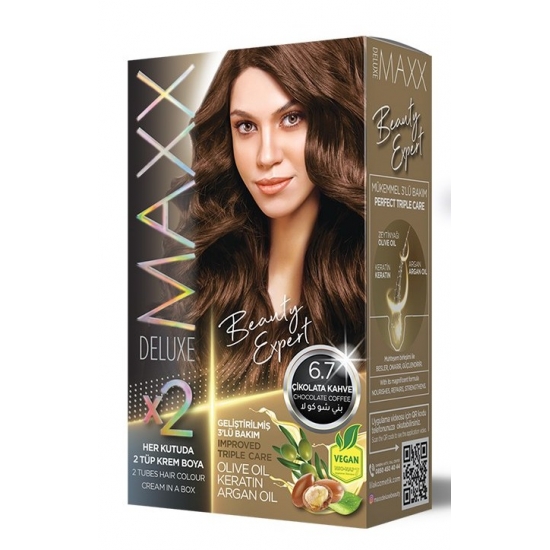 Maxx Deluxe Hair Color 6.7 CHOCOLATE COFFEE