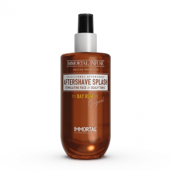IMMORTAL INFUSE - AFTERSHAVE SPLASH BAY RUM ORIGINAL 250 ML IMMORTAL INFUSE - AFTERSHAVE SPLASH BAY RUM ORIGINAL 250 ML