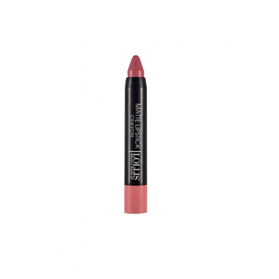 Lollis – Matte Lipstick Crayon 01 Contessa Rose 3 g