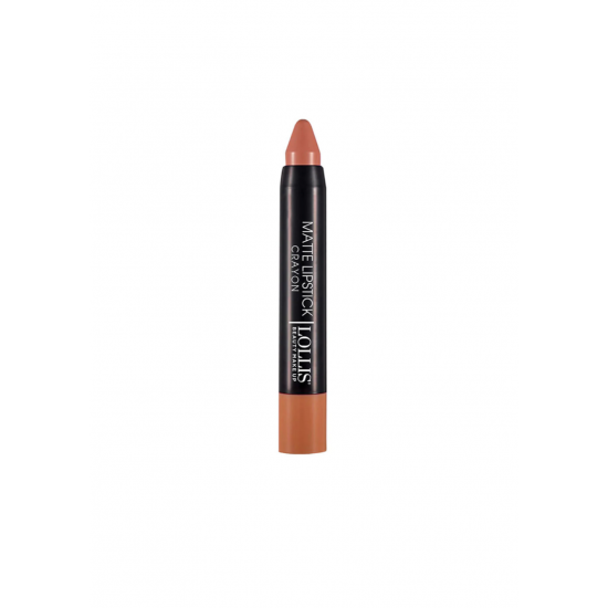 Lollis – Matte Lipstick Crayon 05 Brown Rust 3 g Lollis – Matte Lipstick Crayon 05 Brown Rust 3 g