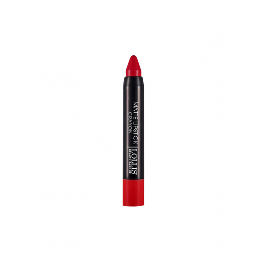 Lollis – Matte Lipstick Crayon 06 Guardsman Red 3 g