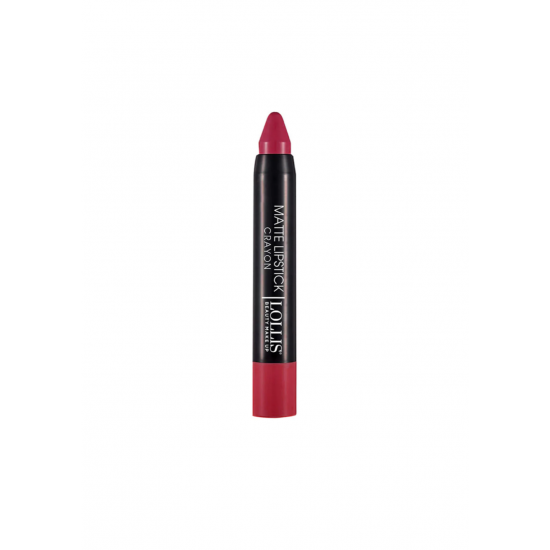 Lollis – Matte Lipstick Crayon 07 Mexican Red 3 g