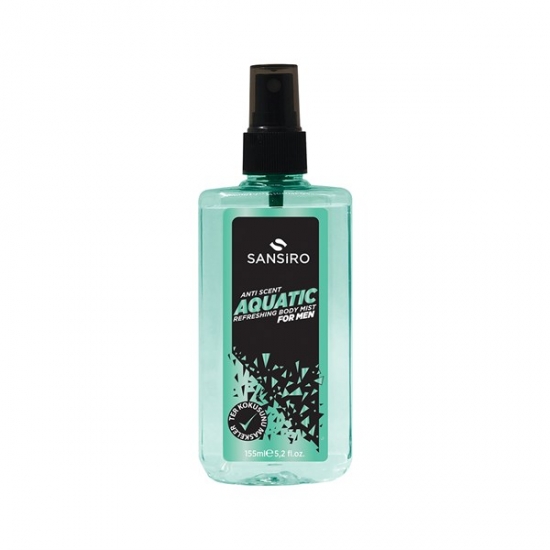 Sansiro - Aquatic Ανδρικό Anti Scent Refreshing Body Mist 155ml