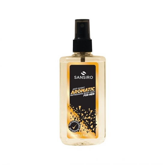 Sansiro - Aromatic Ανδρικό Anti Scent Refreshing Body Mist 155ml