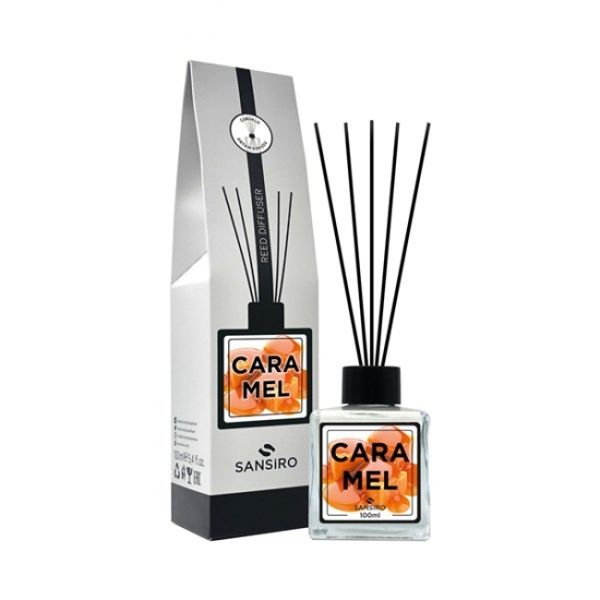 SANSIRO - Αρωματικό χώρου με sticks Caramel 100 ML