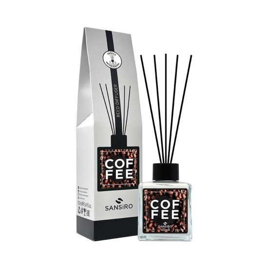SANSIRO - Αρωματικό χώρου με sticks Coffee 100 ML