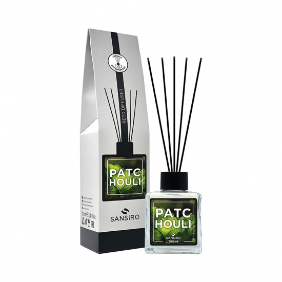 SANSIRO - Αρωματικό χώρου με sticks Patchouli 100 ML