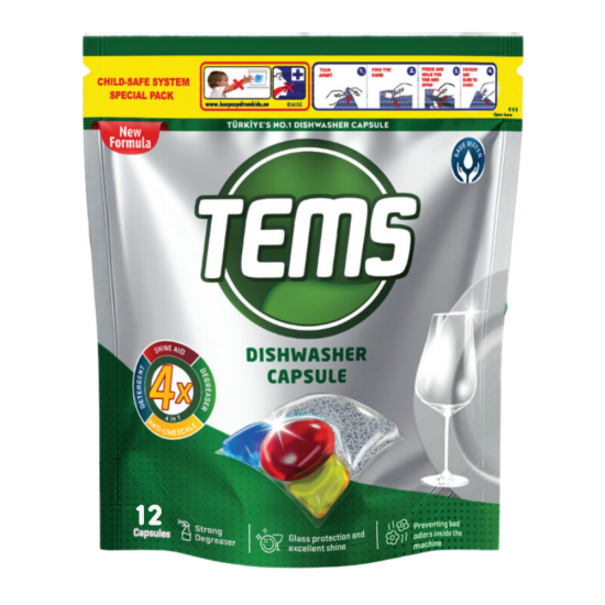 TEMS - ΤΑΜΠΛΕΤΕΣ ΓΙΑ ΤΟ ΠΛΥΝΤΗΡΙΟ ΠΙΑΤΩΝ 12 ΤΕΜΑΧΙΩΝ