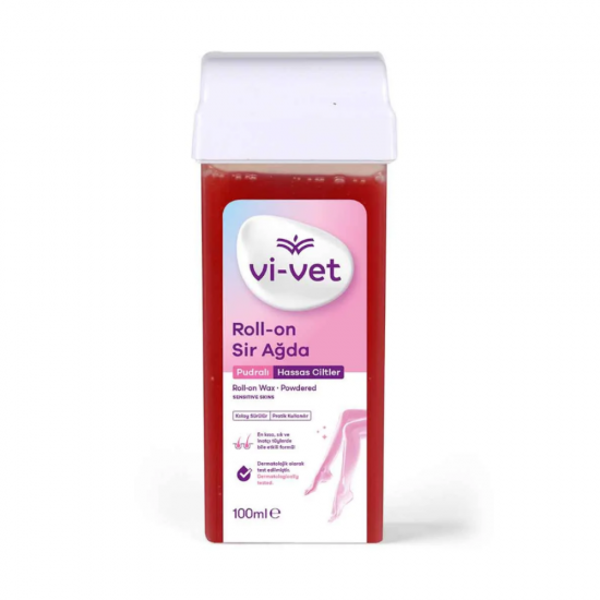 VI-VET Κερί Αποτρίχωσης σε Roll On ΠΟΥΔΡΑ 100 ML