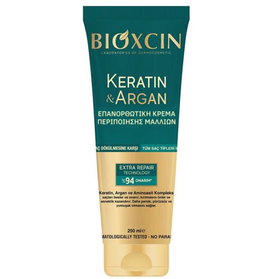 Bioxcin - Επανορθωτική Κρέμα Μαλλιών με Keratin & Argan 250 ml Bioxcin - Επανορθωτική Κρέμα Μαλλιών με Keratin & Argan 250 ml